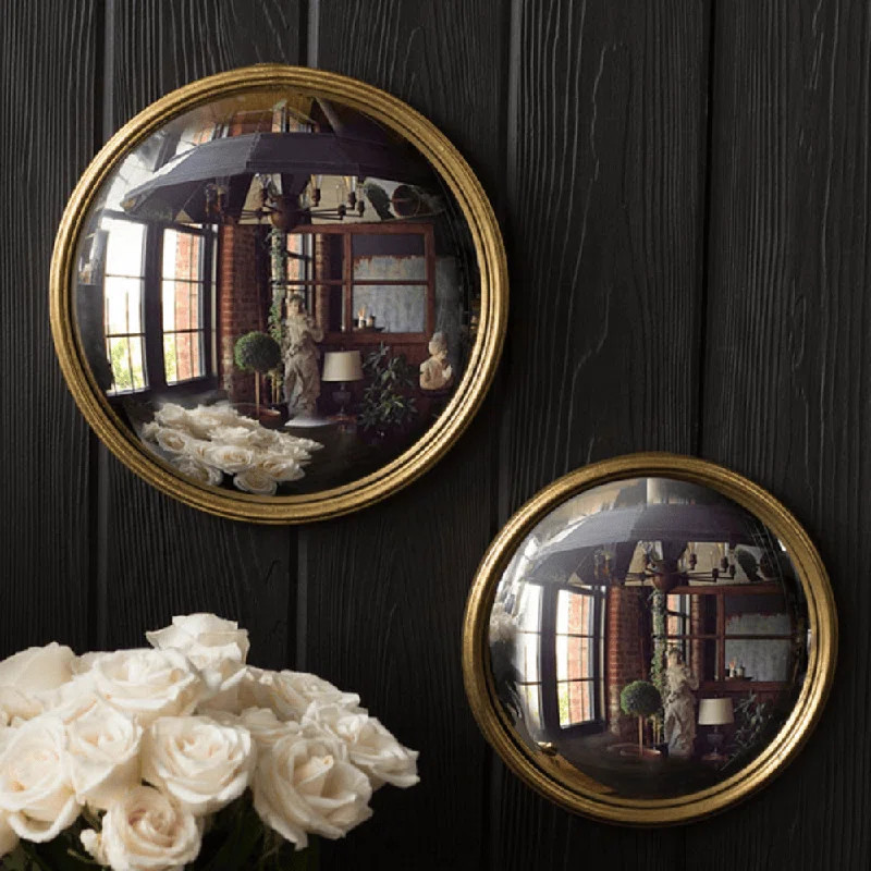 Kwanzara Round Metal Wall Mirror | Wayfair North America