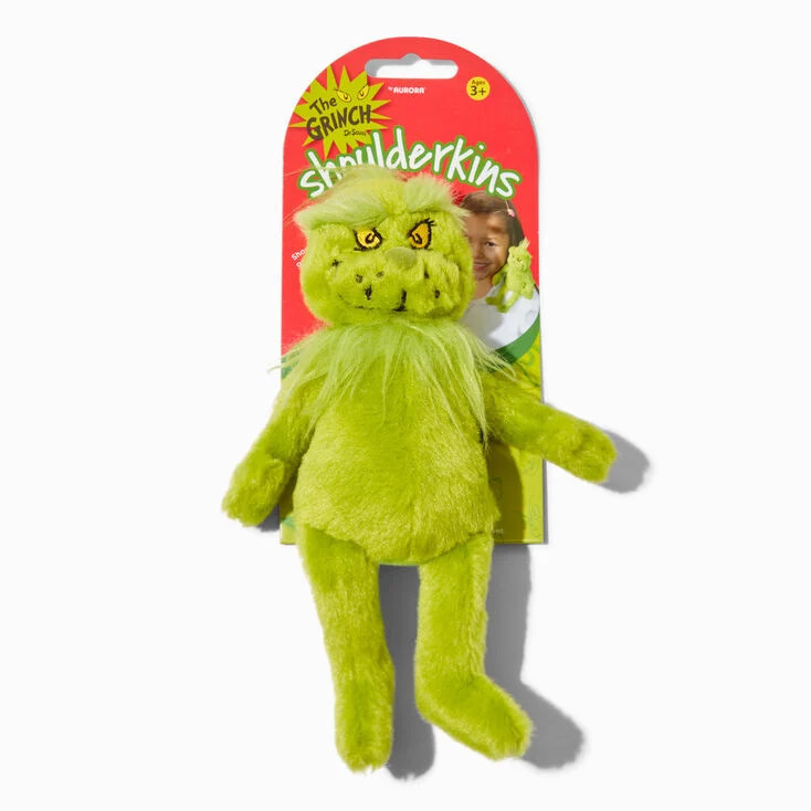 Dr. Seuss™ The Grinch Shoulderkins Plush Toy | Claire's (UK)