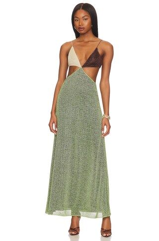 Oseree Lumiere Colore Cut Out Dress in Multicolor from Revolve.com | Revolve Clothing (Global)