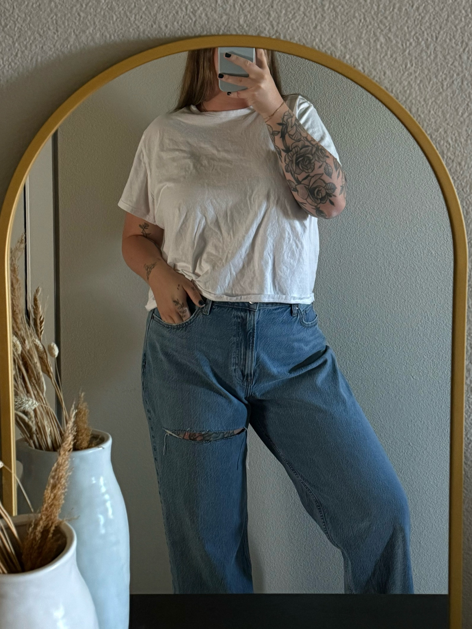 Bag Jean trend 🤝 me
Sizing:
5’10” 200lb size 14/16
Wearing: top XL, jeans 33 long

#LTKMidsize #LTKFindsUnder100 #LTKStyleTip