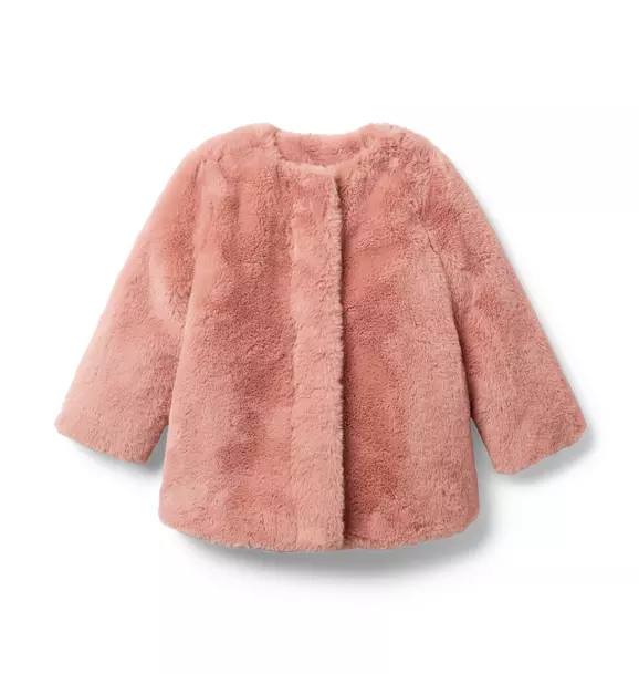The Front Row Faux Fur Jacket | Janie and Jack