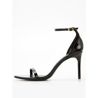 Mango Strapped Patent Finish Sandals | Very (UK)