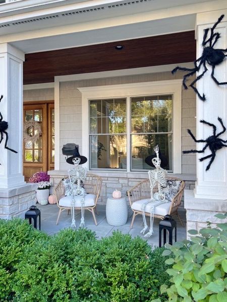 Halloween decor for your front porch this season! Love these cute outdoor Halloween decor finds! Used command hooks to hang these fun Amazon spiders!

(9/28)

#LTKSeasonal #LTKhome #LTKHalloween
