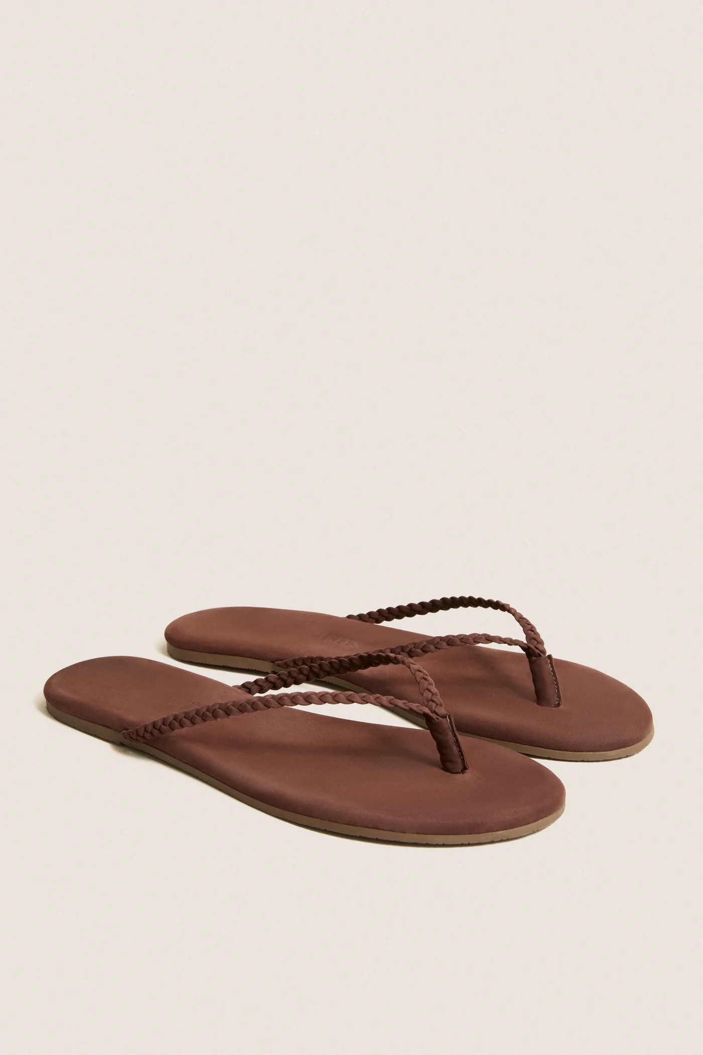 Bourbon Lily Braid Suede Flip Flops | Tuckernuck (US)