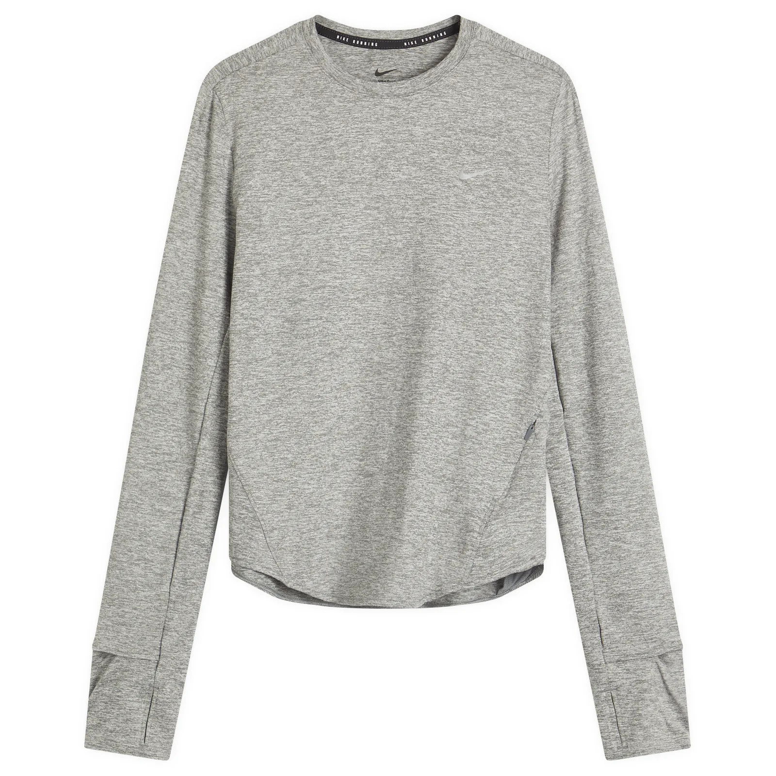 Nike Women's Swift Dri-fit UV Long Sleeve T-Shirt in Grey, Size X-Large | END. Clothing