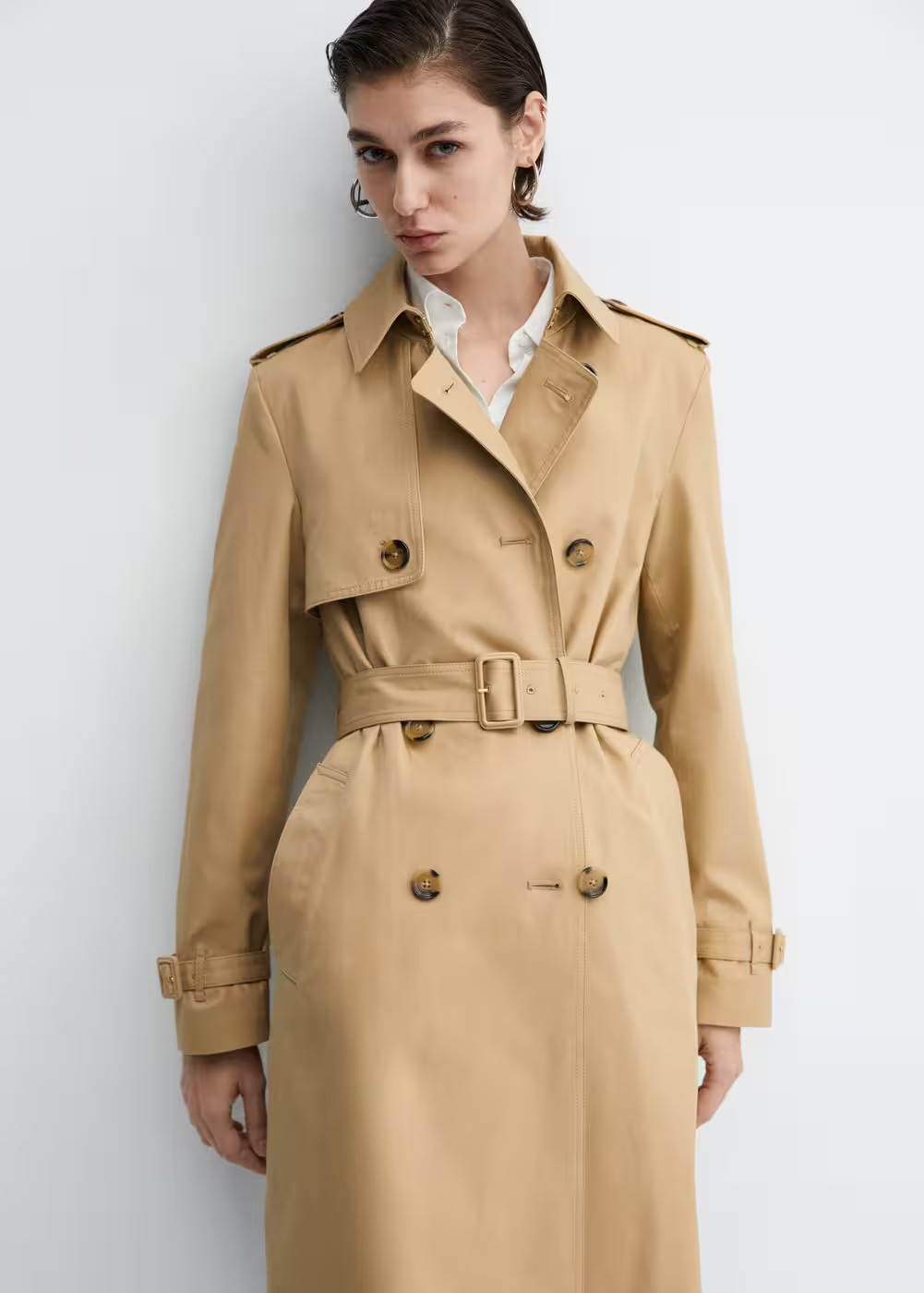 Klassischer trenchcoat mit gürtel -  Damen | Mango Deutschland | MANGO (DE)