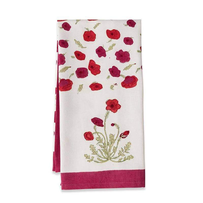 Poppies Tea Towels, Set of 3 | Over The Moon