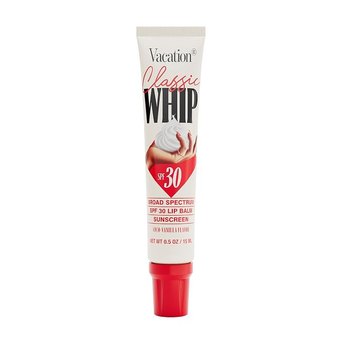 Vacation Classic Whip SPF 30 Lip Balm Sunscreen — Hydrating Lip Balm with Hyaluronic Acid, Pept... | Amazon (US)
