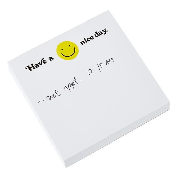 Smiley Faces Jumbo Desk Pad | The Container Store