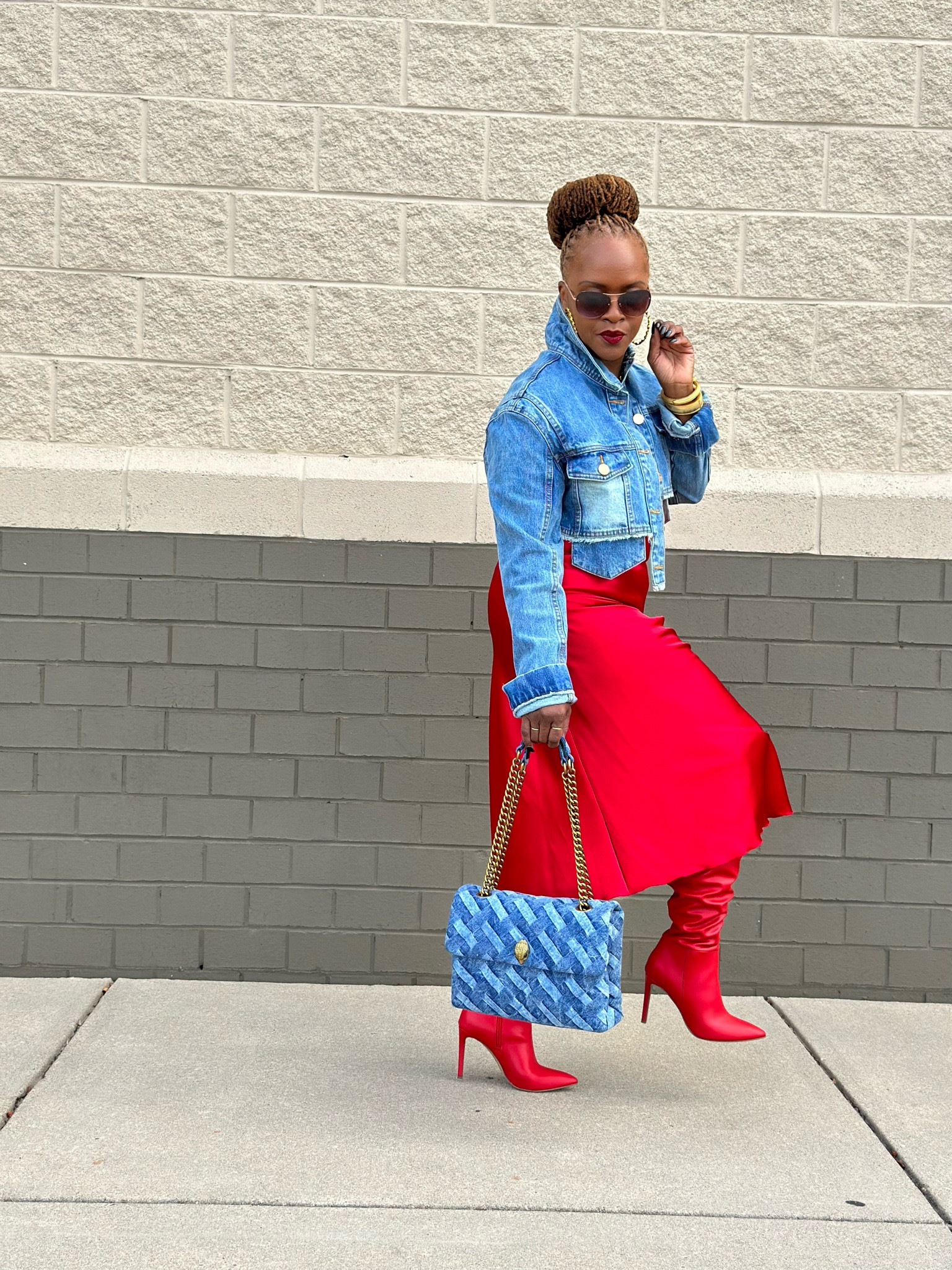 Fall Trend: Red and Denim

#LTKstyletip #LTKshoecrush #LTKitbag