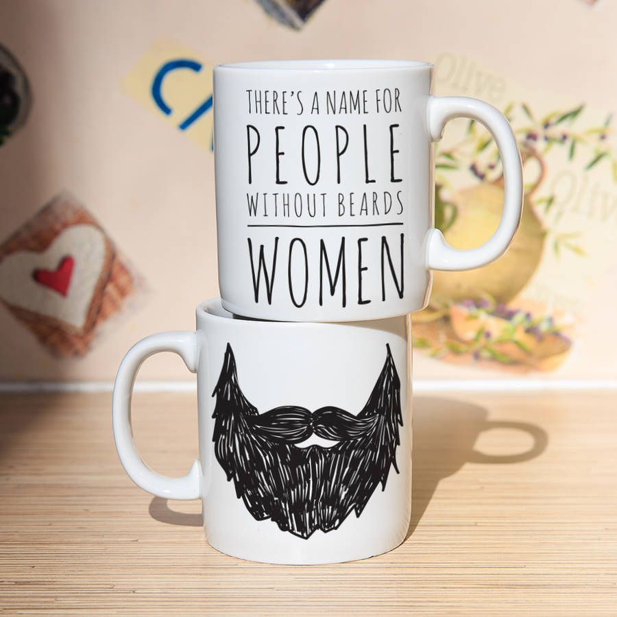 Beard Ceramic Mug | Notonthehighstreet.com UK