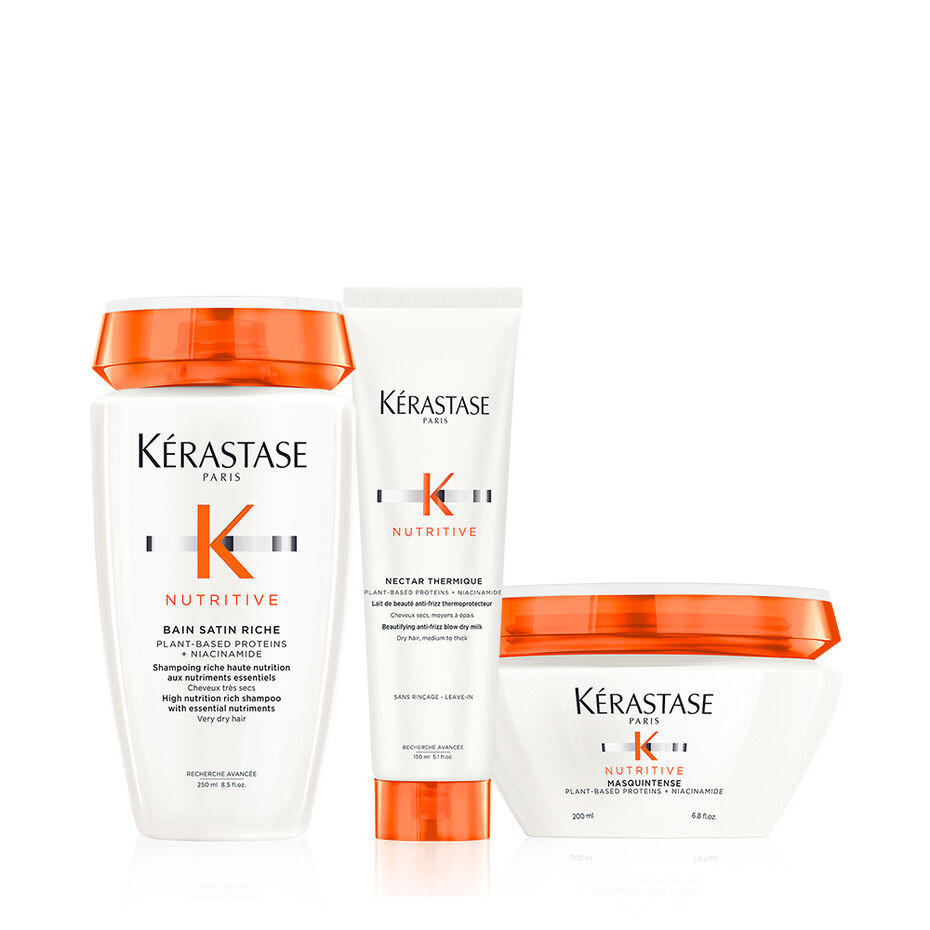 Nutritive Medium to Thick Dry Hair Care Set | Kerastase US