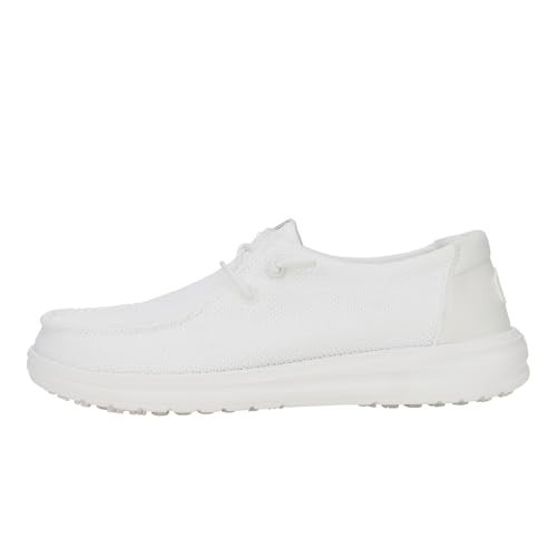 HEYDUDE Wendy Work CE White Size 5, Women’s Shoes, Women’s Slip-on Loafers, Comfortable & Light-Weight | Amazon (US)