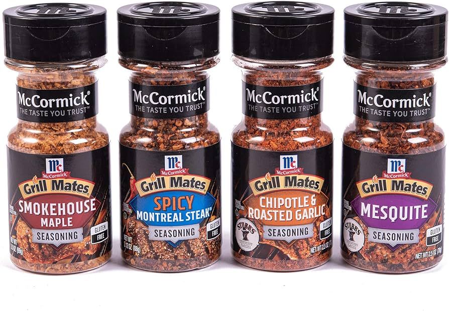 McCormick Grill Mates Unique Blends Grilling Variety Pack (Chipotle & Roasted Garlic, Mesquite, S... | Amazon (US)
