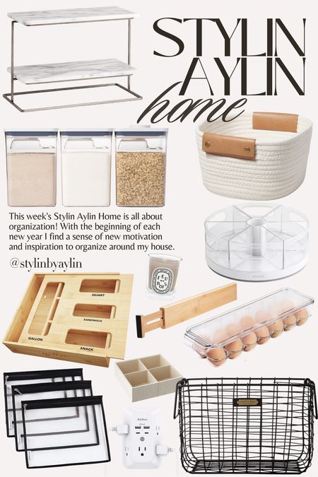 Sharing some pieces to help you get organized in the new year! #stylinbyaylin

#LTKhome #LTKfindsunder50 #LTKfindsunder100