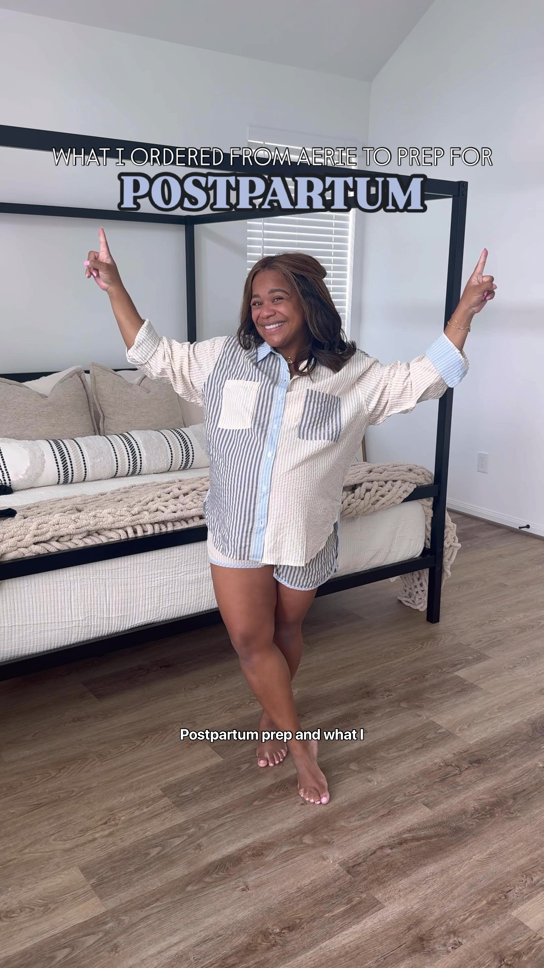 POSTPARTUM FRIENDLY: what I grabbed from aerie for postpartum — a lot of these pieces are non maternity and work for anyone! Wearing a size medium in all pieces!

#LTKBaby #LTKBump