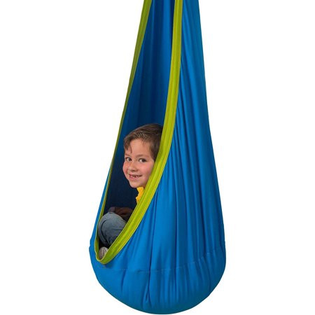 Fun and Function Cocoon Climbing Swing and Soothing Swing – Cozy Swing Provides Sensory Imagination  | Walmart (US)
