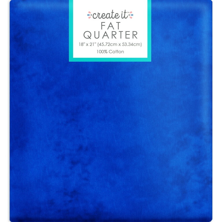 Create It 18"x21" 100% Cotton Textured Precut Sewing & Craft Fabric, Blue 1 Piece | Walmart (US)