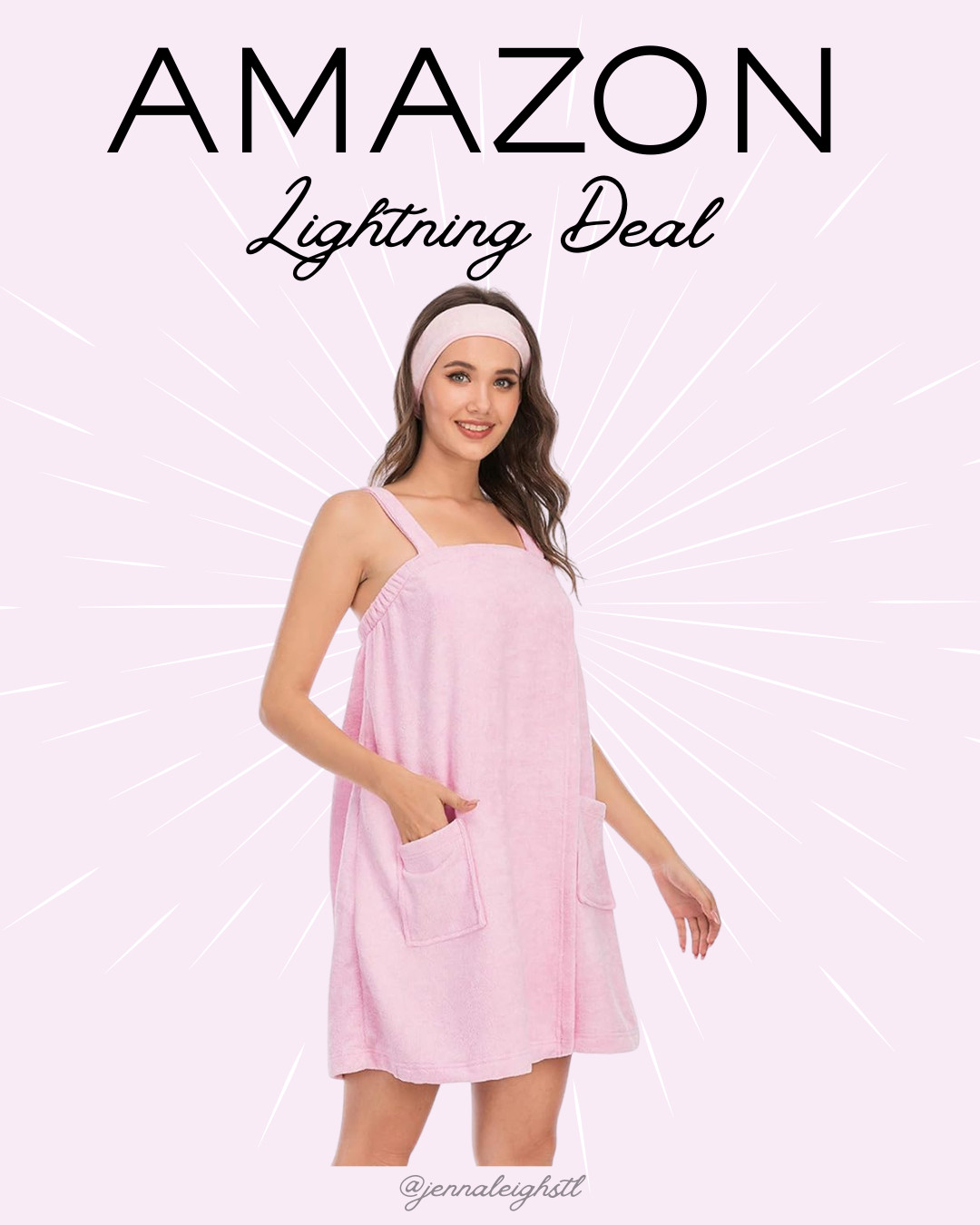 Amazon lightning deal on this bath wrap towel with pocket and matching headband. So many fun colors to choose from, grab your favorite or match it to your grad’s school colors. Perfect for Mother’s Day or a practical gift for grads heading to the dorms. 

 #LTKMothersDay #LTKSaleAlert #LTKBeauty