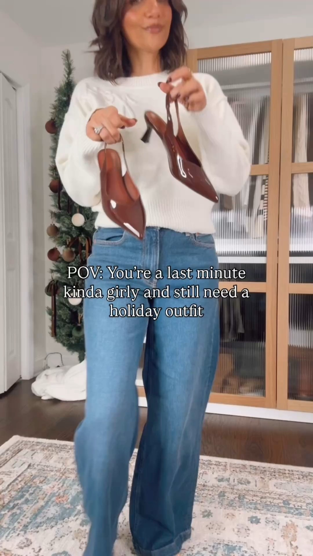 Gap jeans - wearing 26 
Green flannel sold out last minute but is available in red and I linked similar 

#LTKootd #LTKHoliday #LTKFindsUnder100