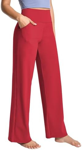 BUBBLELIME 29"/31"/33"/35"/37" Women Bootleg/Wide Legs High Waist Yoga Pants Tummy Control Bootcu... | Amazon (US)