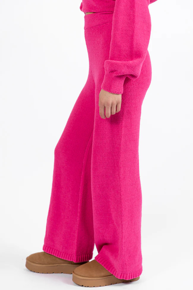 Cozy For Keeps Hot Pink Lounge Pants FINAL SALE | Pink Lily