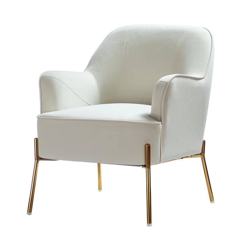 Cleo Contemporary Accent Chair with Recessed Arms | Wayfair North America