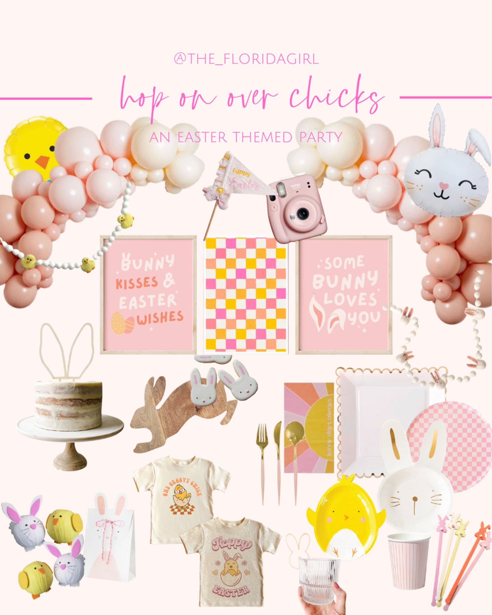 Hop on over chicks! #easter #easterparty #kidsparty #party #partytheme #partythemes #kidspartyidea #chicks #bunny #balloons #target #etsy #graphictshirt #printables #spring #springfinds #springbreak #easterfinds #partydecor #partyfavor #gifts #giftideas #tableware #partygoods

#LTKSeasonal #LTKkids #LTKfamily