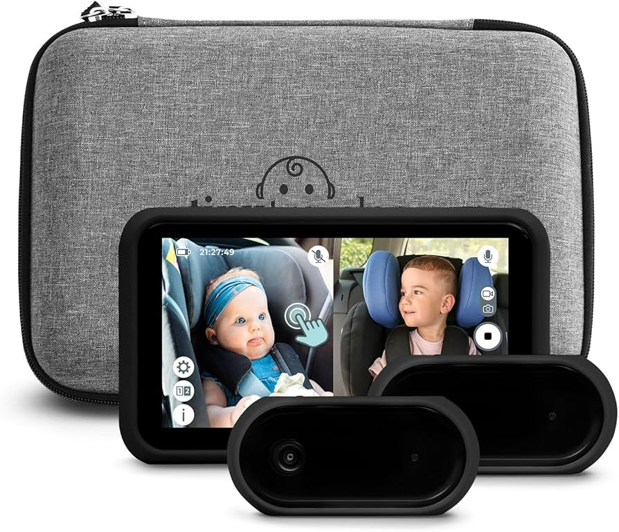 Tiny Traveler Baby Monitor Portable Baby Car Camera with Add-On Camera & Travel Kit, Wireless Bab... | Amazon (US)