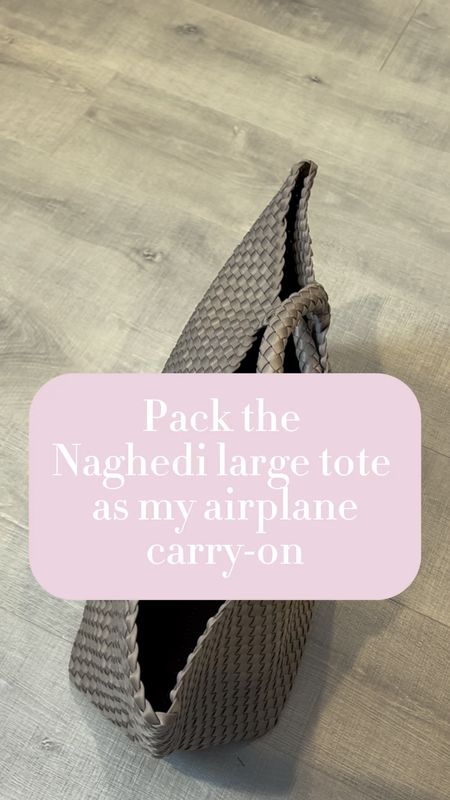 Naghedi Large Tote as an airplane carry-on. Color: Cashmere 

Amazon Tote organizer  - XL size 
#bags #tote #carry-on #beachbag #naghedi #momlife #largetote #workbag



#LTKtravel #LTKfamily #LTKitbag