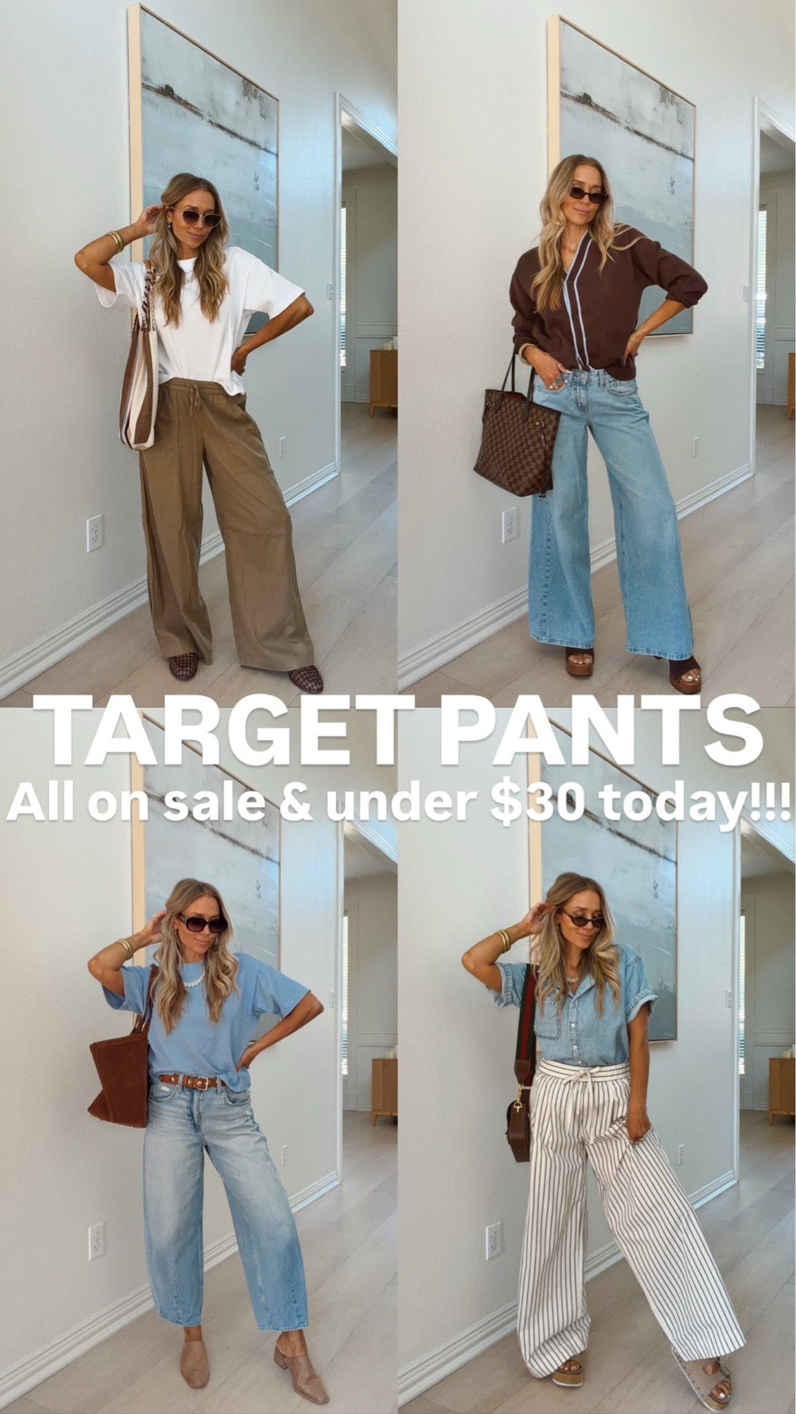 These pants are giving designer but all under $30 today!!!!!

#LTKgrwm #LTKmomlife #LTKdayinmylife