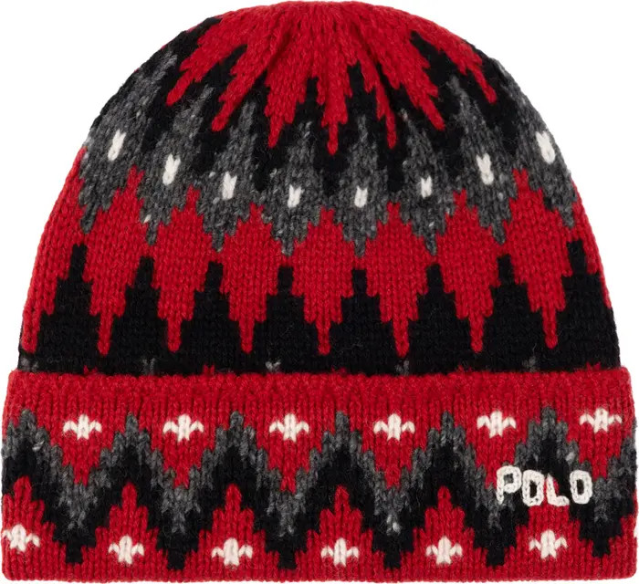 Fair Isle Wool Blend Beanie | Nordstrom