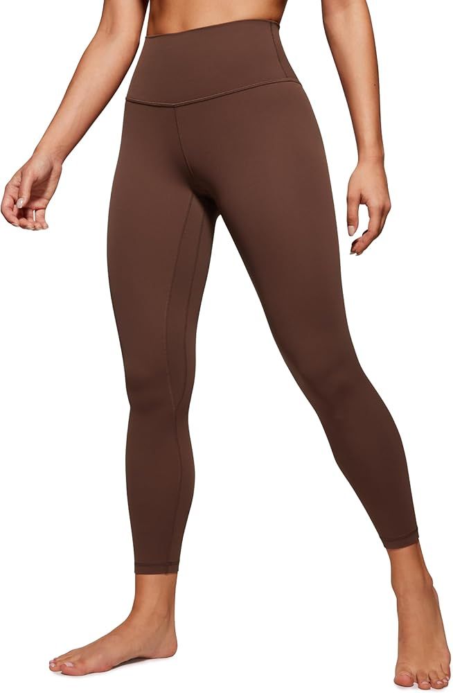 CRZ YOGA Womens Butterluxe High Waisted Yoga Leggings 25" / 28" - Double Seamed Buttery Soft Comf... | Amazon (US)