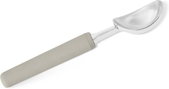Amazon Basics Ice Cream Scoop, Soft Grip Handle, Dishwasher-Safe, Linen Gray | Amazon (US)
