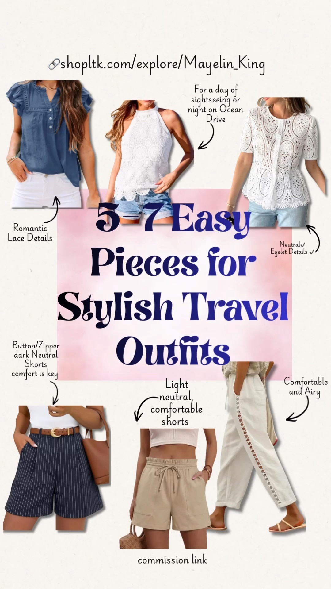 summer outfits
5–7 Easy Pieces for Stylish Travel Outfits


Keywords: Miami outfit ideas, travel capsule wardrobe, weekend packing list, mix and match outfits, carry on outfit ideas, chic vacation style
#travel #miamistyle #capsulewardrobe

#LTKootd #LTKSeasonal #LTKTravel