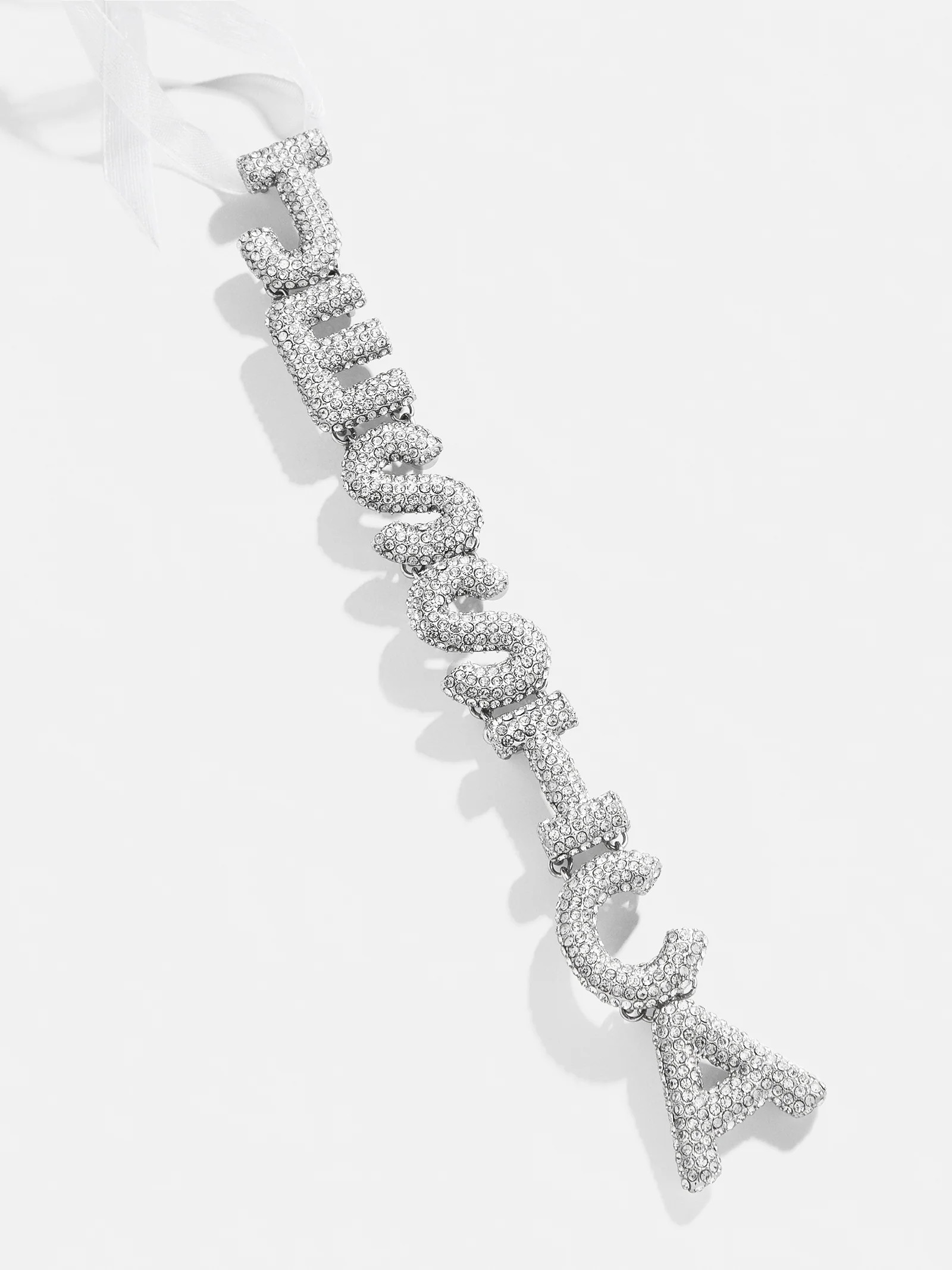 Love At Frost Sight Custom Ornament - Silver | BaubleBar (US)