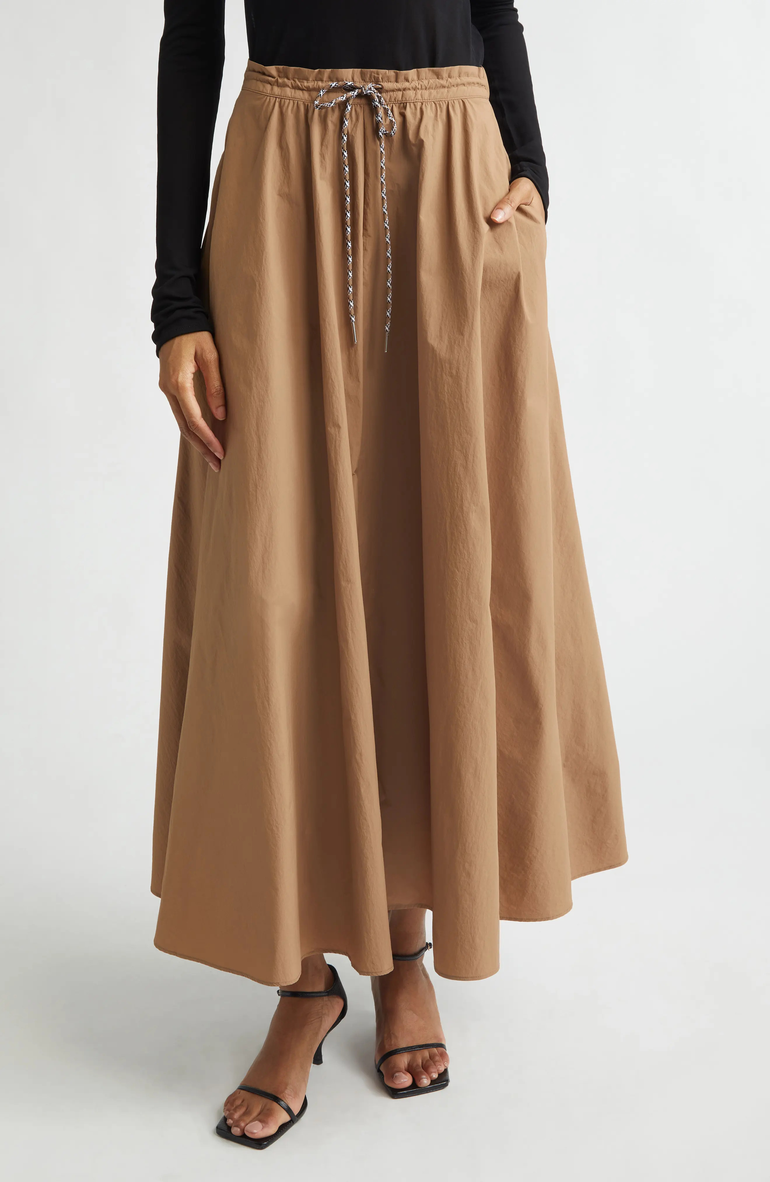 STAUD Eden Recycled Nylon Maxi Skirt (Women) | Nordstrom | Nordstrom