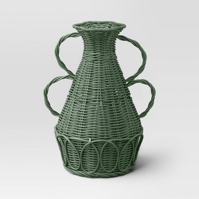 Small Rattan Vase Blue - Threshold™ | Target