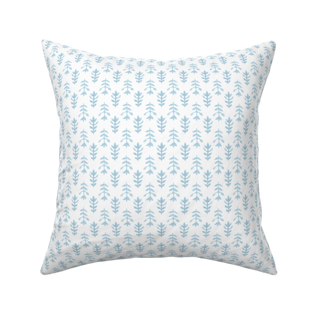 MARIANNA'S TULIPS IN SWEDISH BLUE Throw Pillow | Spoonflower | Spoonflower