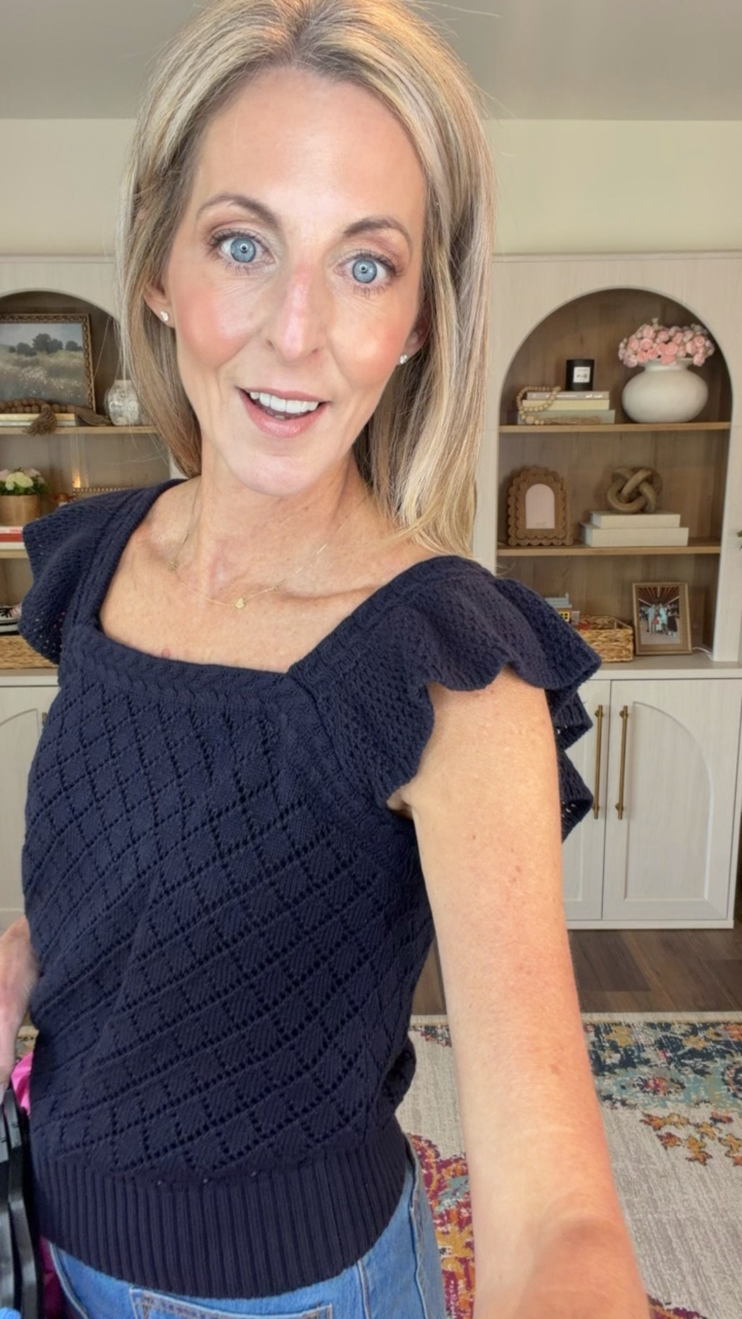 These jeans are GOOD. If you’ve been here a minute, you know Walmart denim always gets me, and these new wide-leg jeans are no exception. Under $30 and paired with new arrival tops that are also under $30.

Wearing my true size in the jeans.

Follow + Comment WALMART and I’ll send you all the links.

Walmart fashion finds • Walmart new arrivals • affordable fashion • summer outfits • wide leg jeans • Walmart denim • casual outfit ideas • women over 40 style • everyday outfits • budget friendly fashion • summer style inspiration • Walmart style finds
