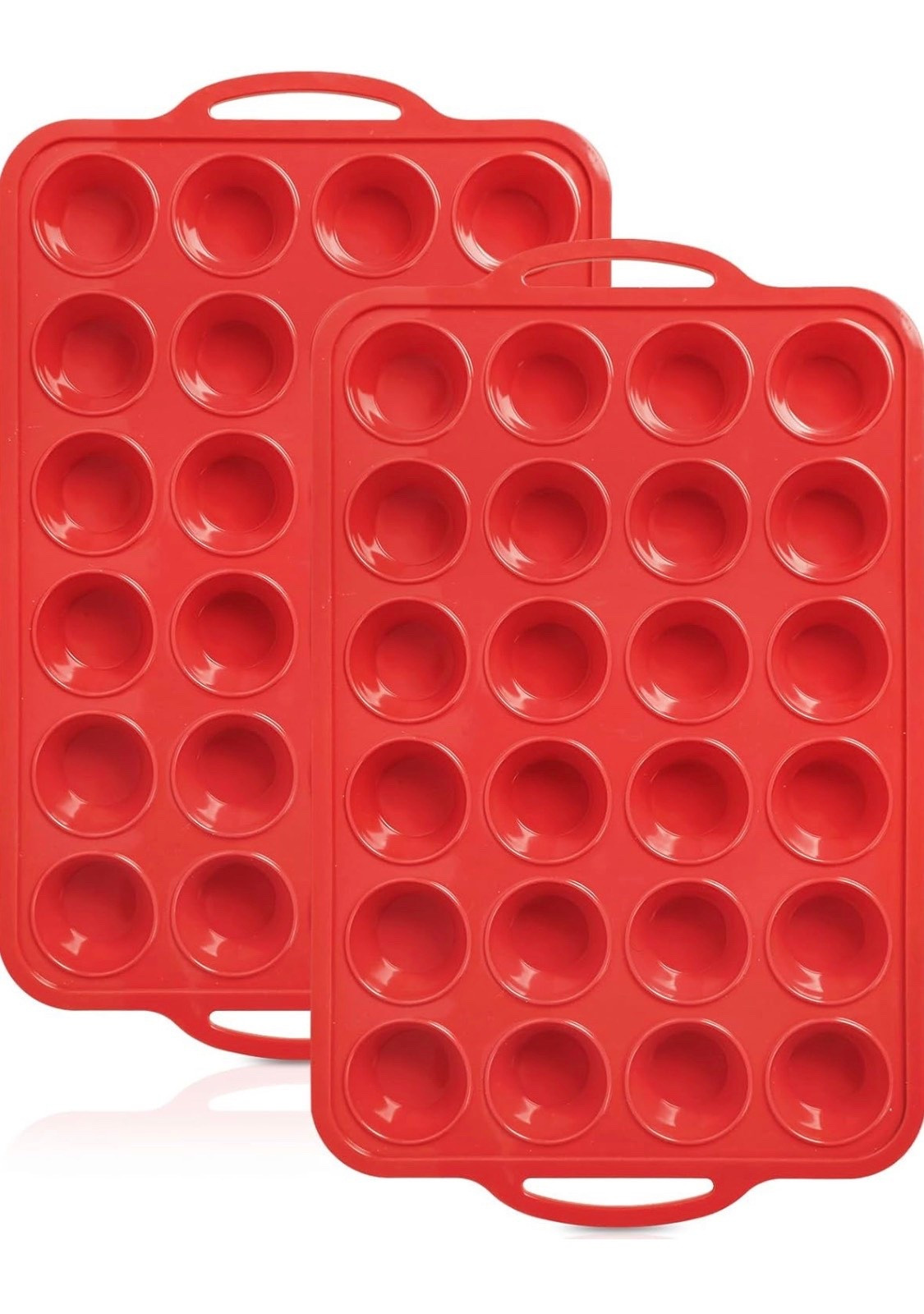 Silicone mini muffin pan 