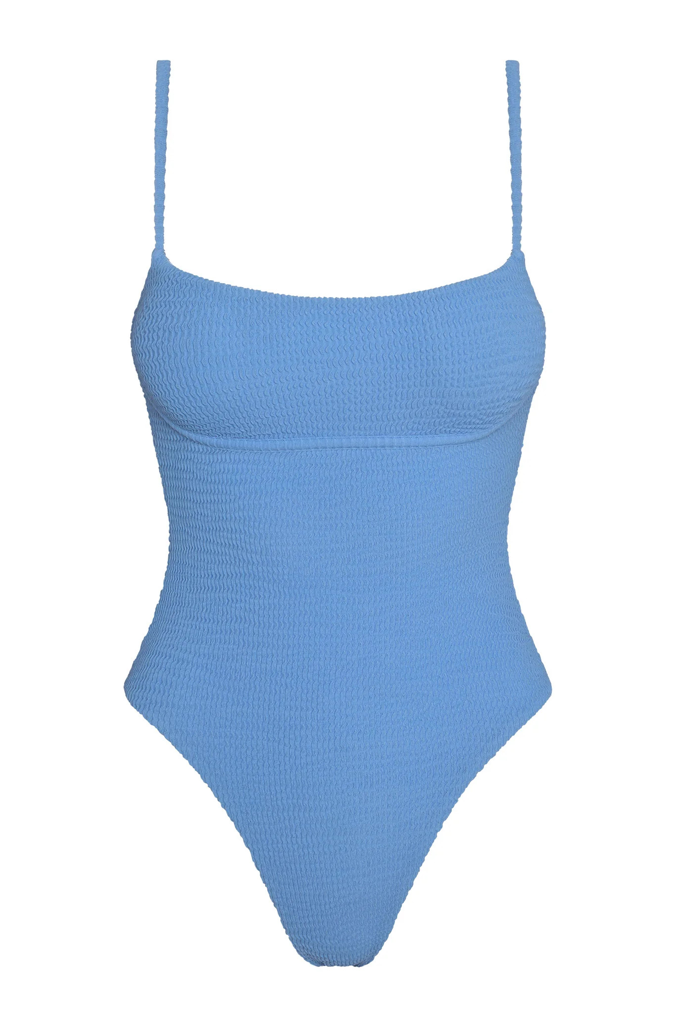 Sausalito One Piece - Azure Crinkle | Monday Swimwear
