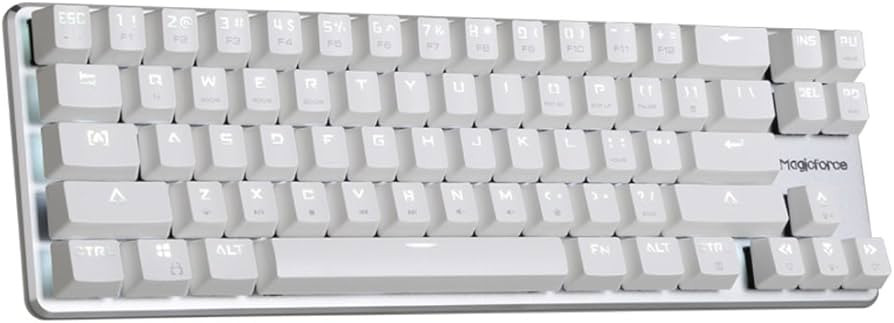 Qisan Gaming Keyboard Mechanical Wired Keyboard Cherry MX Brown Switch Backlight Keyboard 68-Keys... | Amazon (US)