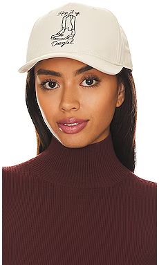 Gigi Pip Keep It Up Cowgirl Trucker Hat in Cream from Revolve.com | Revolve Clothing (Global)
