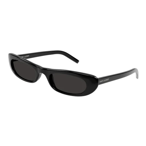 Saint Laurent SL 557 SHADE Sunglasses 001 - Black - Black Women Rectangle | Designer Optics