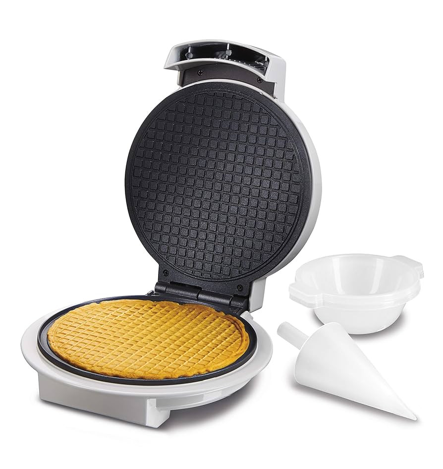 Proctor Silex Waffle Cone and Ice Cream Bowl Maker with Browning Control, Shaper Roller and Cup P... | Amazon (US)