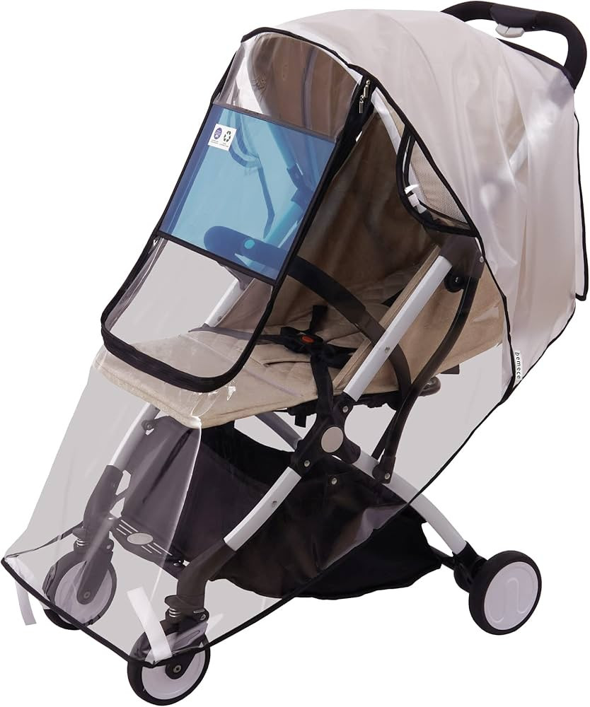 Bemece Stroller Rain Cover , Universal Stroller Accessory, Baby Travel Weather Shield, Windproof ... | Amazon (US)