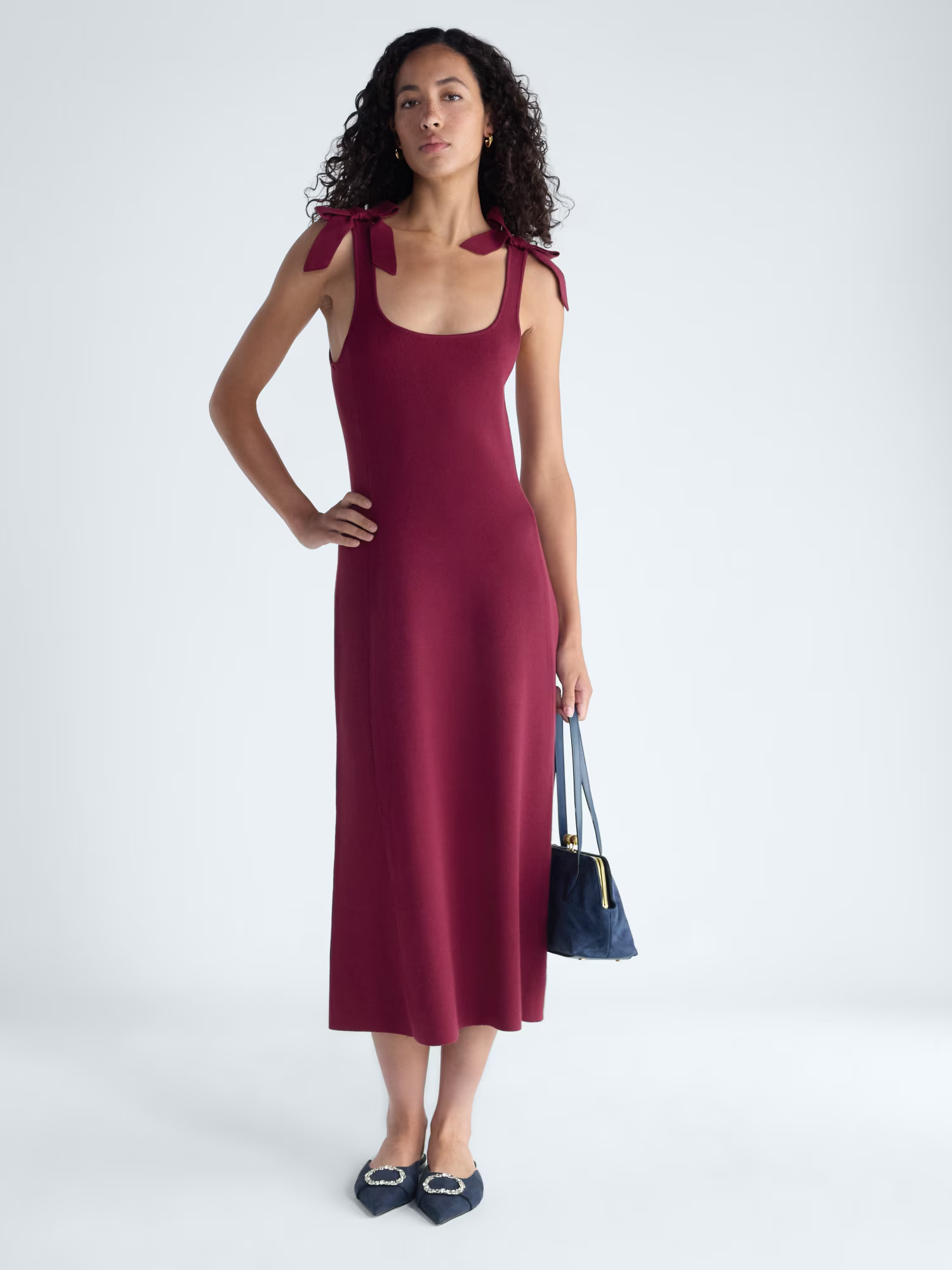 Free Assembly Women's and Women’s Plus Sleeveless Sweater Dress with Bows, Sizes XS-4X | Walmart (US)