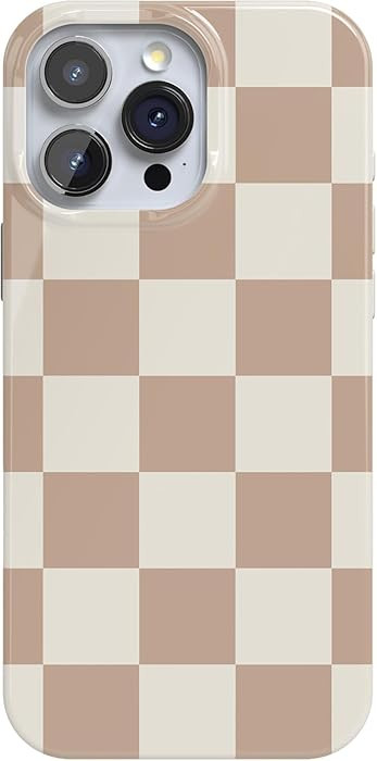 Casely iPhone 16 Pro Case | Fit Check | Neutral Checkerboard | Compatible with MagSafe | Classic ... | Amazon (US)