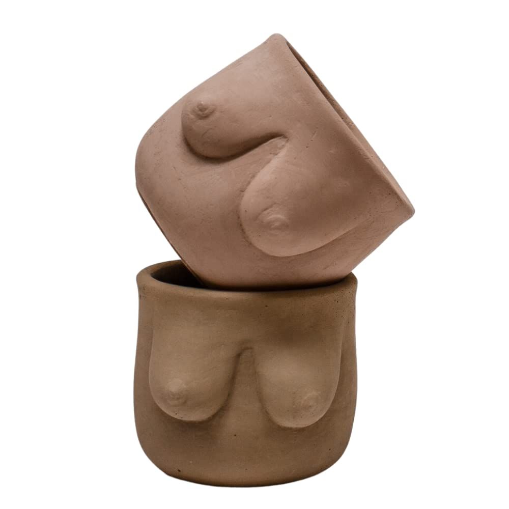 Seno Boob Plant Pot (Sand) | Amazon (US)